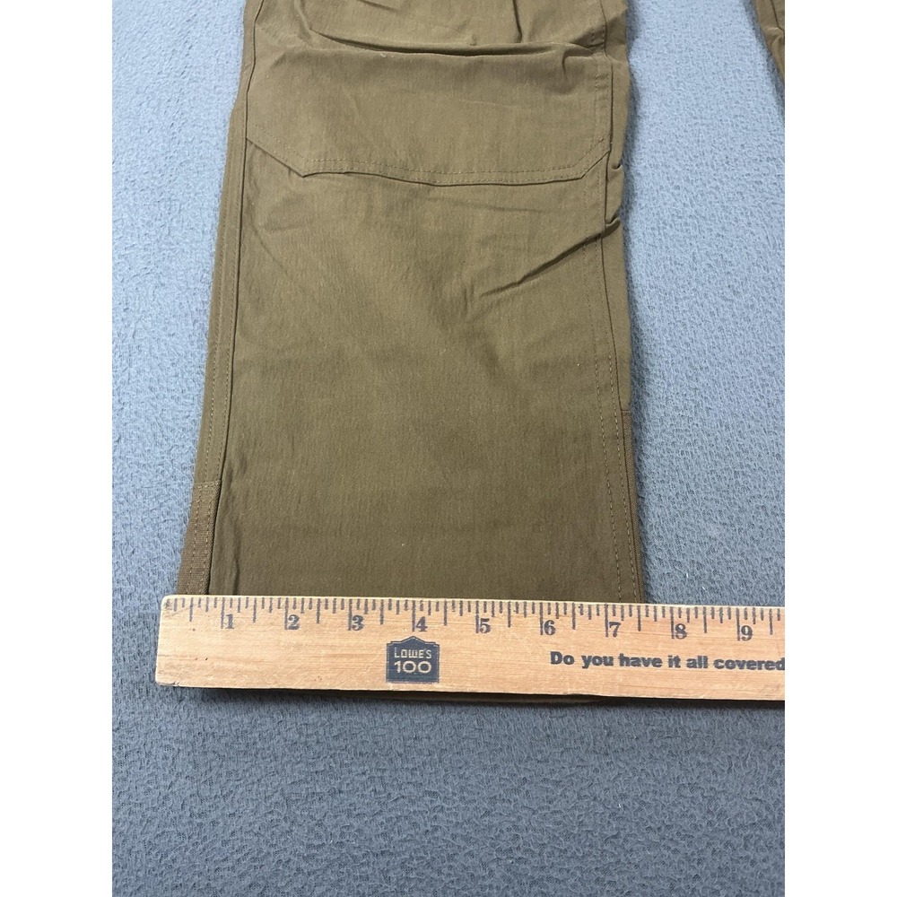 Eddie Bauer First Ascent Pants Mens 33x32 Brown Cargo Outdoor Hiking Stretch - Picture 4 of 11